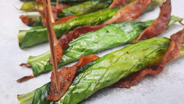 Bacon Hosta Leaf Wrap