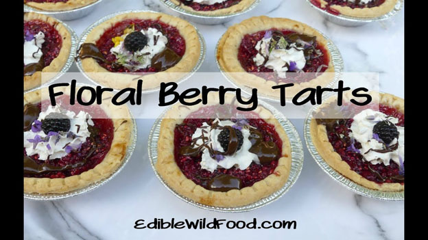 Floral Berry Tarts