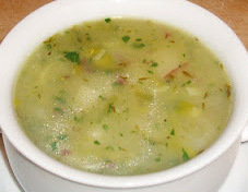 Stinging Nettle and Leek Soup