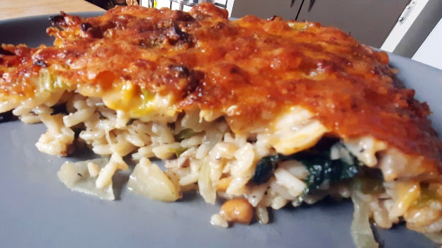 Agaricus Rice Casserole