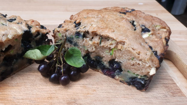 Aronia Zucchini Bread