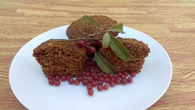 Autumn Olive and Apple Muffins