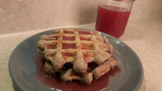 Chokecherry Waffles