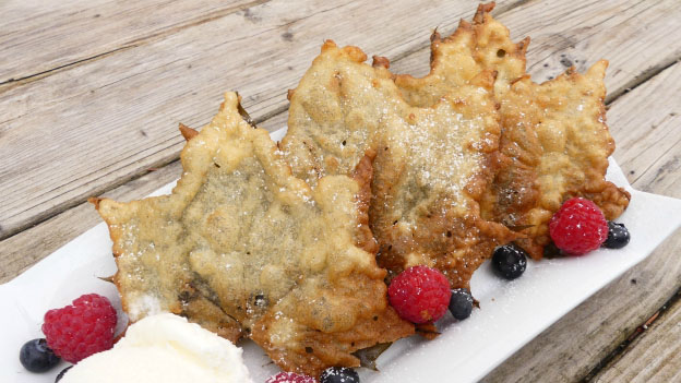 Deep Fried Maple Leaves