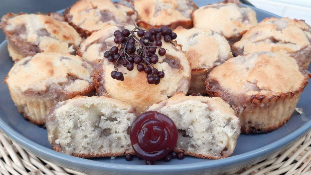 Elderberry Gummy Muffins