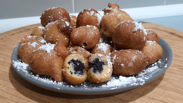 Mini Mulberry Fritters