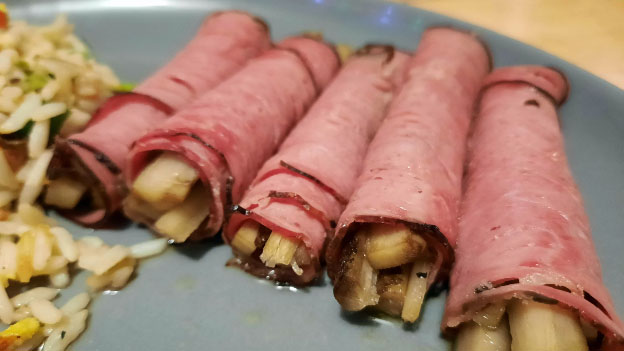 Montreal Smoked Meat Burdock Wraps