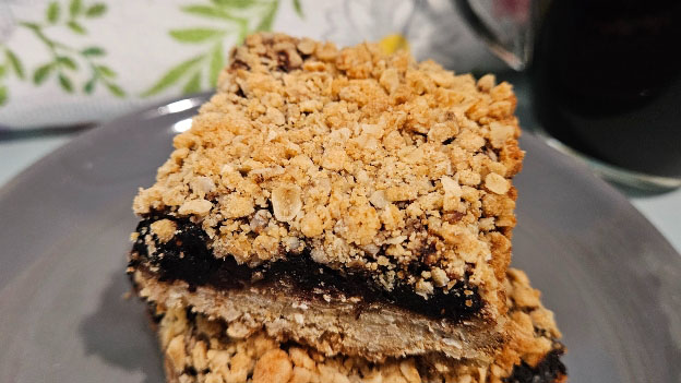 Mulberry Date Squares