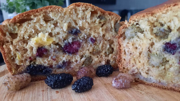 Mulberry Pineapple Loaf