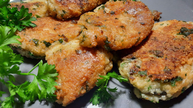 Parmesan Battered Shaggy Manes