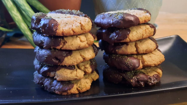 Peanut Butter Pine Cookies