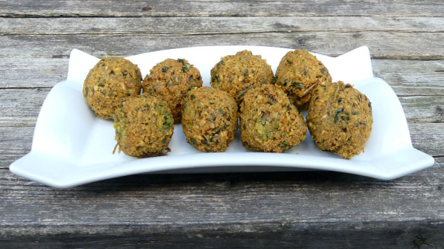 Purslane Fritter Balls