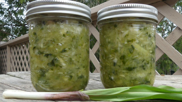 Ramp Sauerkraut