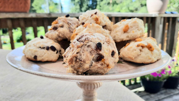 Sea Buckthorn and Barberry Scones