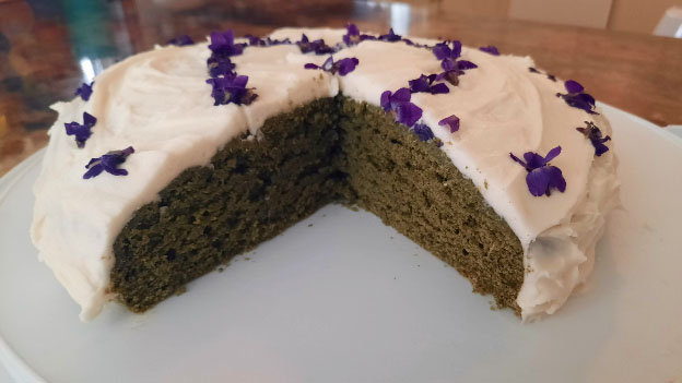 Stinging Nettle Cake